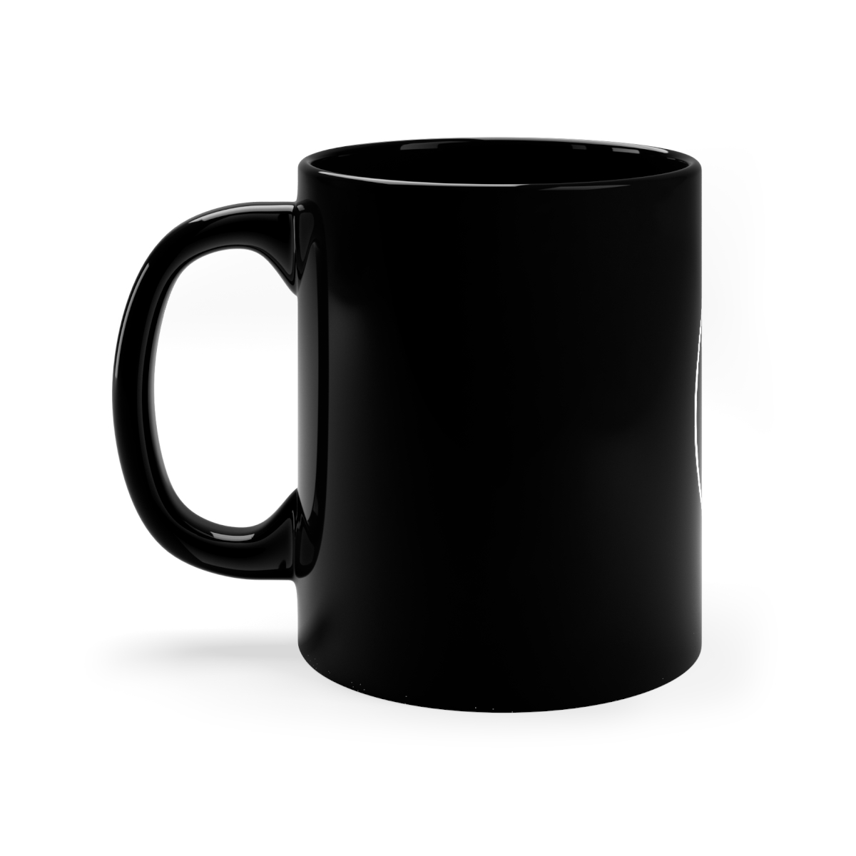 Circle of ‘M’ 11oz Black Mug
